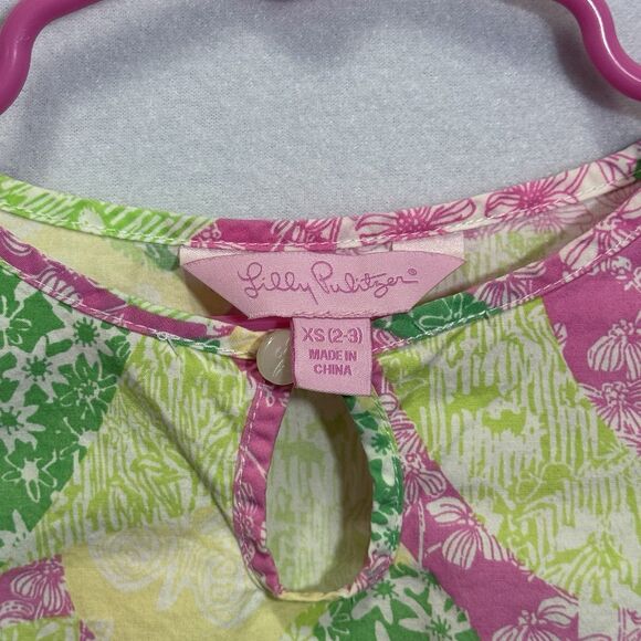 Lily Pulitzer Toddler Girls Gabby Long Sleeve Swim Tunic Dress Top Size 2-3 XS - Picture 3 of 8